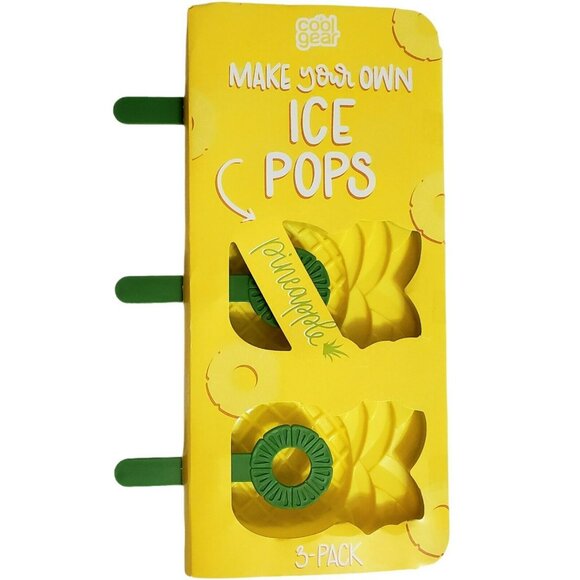 New Ice Pop Mold Pineapple Popsicle Maker Freeze Juice Ice Cream Yogurt Frozen - Picture 1 of 5